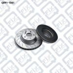 ДИСК ТОРМОЗНОЙ ПЕРЕДНИЙ ПЕРФОРИРОВАННЫЙ Q091-1041