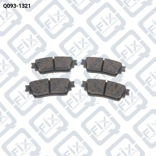 КОЛОДКИ ТОРМОЗНЫЕ ЗАДНИЕ ДИСКОВЫЕ Q093-1321