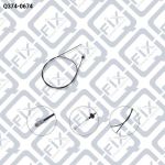 Трос замка капоту Q374-0674